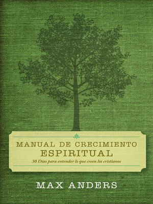 cover image of Manual de crecimiento espiritual